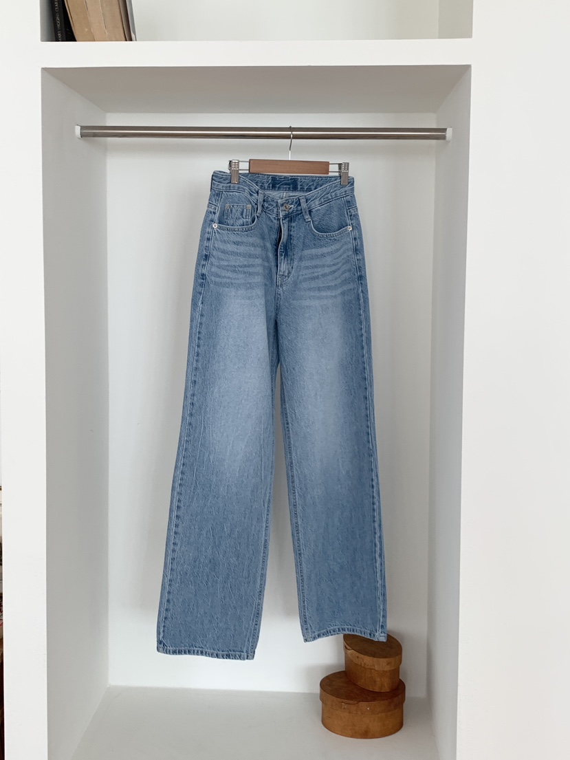 EOMPIT東大門代購女士新品時尚職業推薦真品26春夏牛仔褲EOMPIT牛仔褲