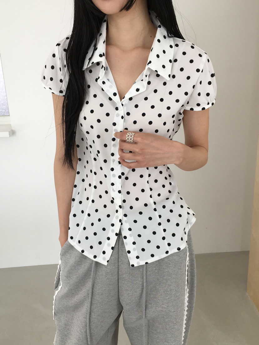 MARKE-P東大門直郵女士新品26春夏人氣襯衫蕾絲衫含腰繩MARKE-P襯衫/蕾絲衫