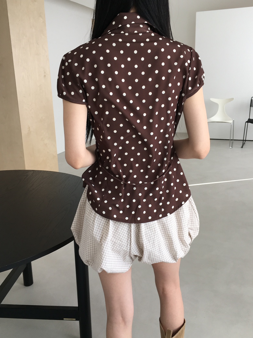 MARKE-P東大門直郵女士新品26春夏人氣襯衫蕾絲衫含腰繩MARKE-P襯衫/蕾絲衫