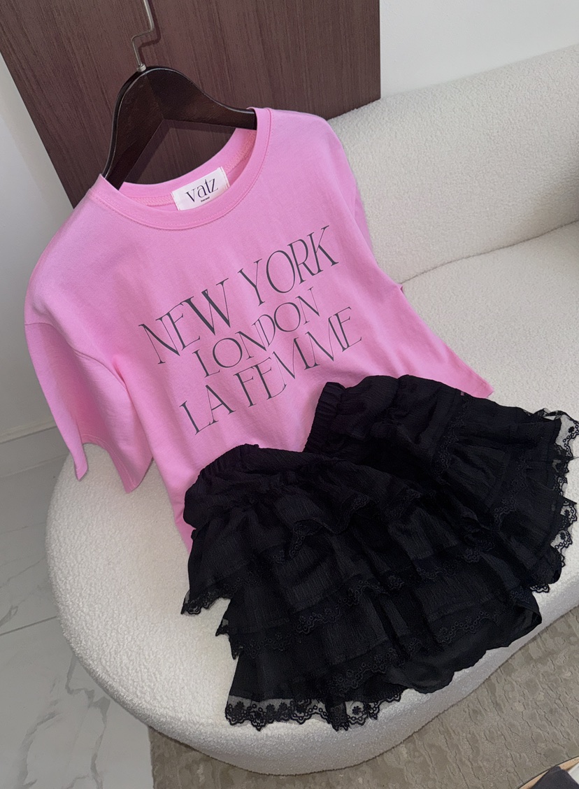 바츠東大門直郵女裝新品熱賣真品職業26春夏休閑推薦時尚T恤VatzT恤