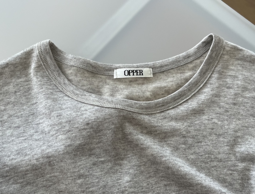 OP PER韓國代購女士新款時尚熱賣真品推薦26春夏長袖T恤OPPER-simplebeige長袖T恤