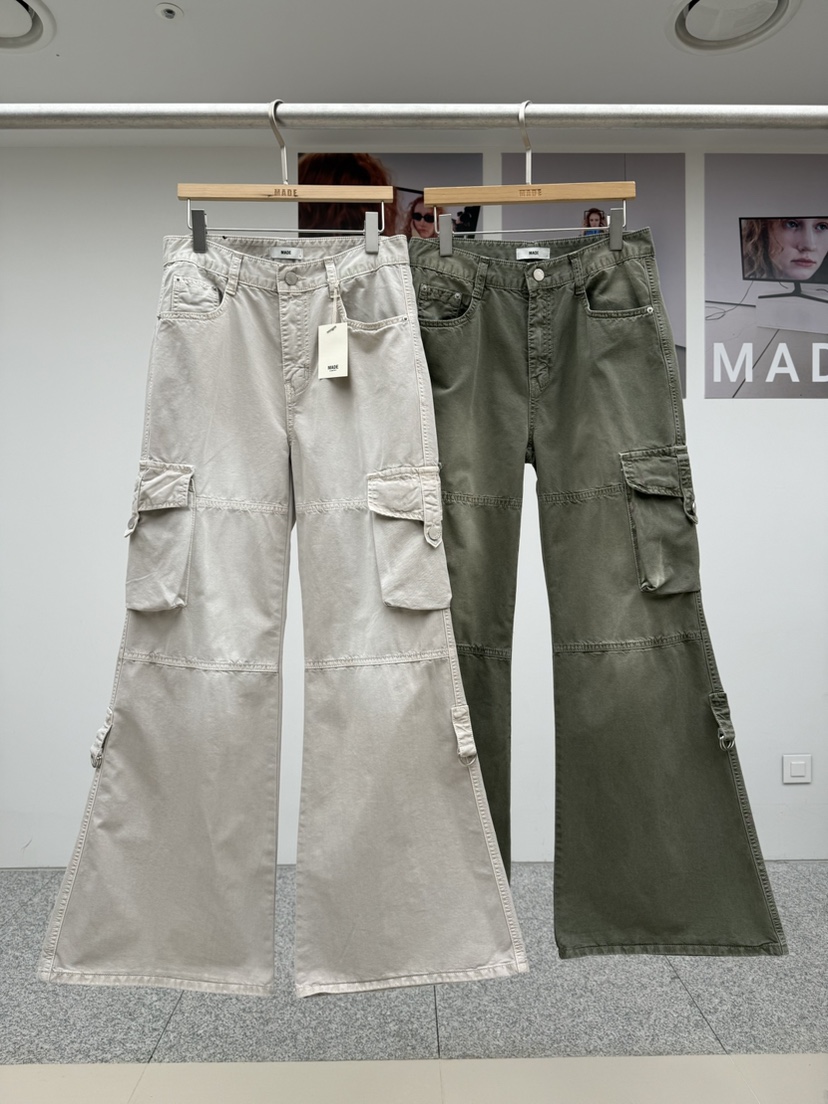 MADE-P韓國代購女士新品真品職業人氣時尚休閑26春夏牛仔褲MADE-P牛仔褲