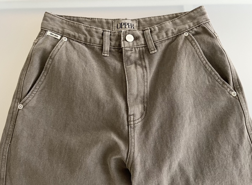 OP PER東大門直郵女士新品職業推薦時尚熱賣人氣26春夏休閑褲OPPER-simplebeige休閑褲