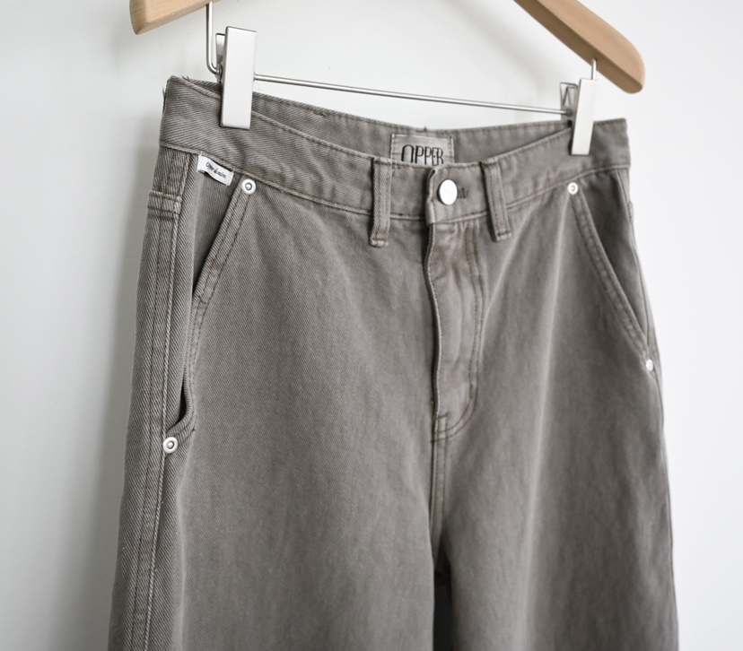 OP PER東大門直郵女士新品職業推薦時尚熱賣人氣26春夏休閑褲OPPER-simplebeige休閑褲