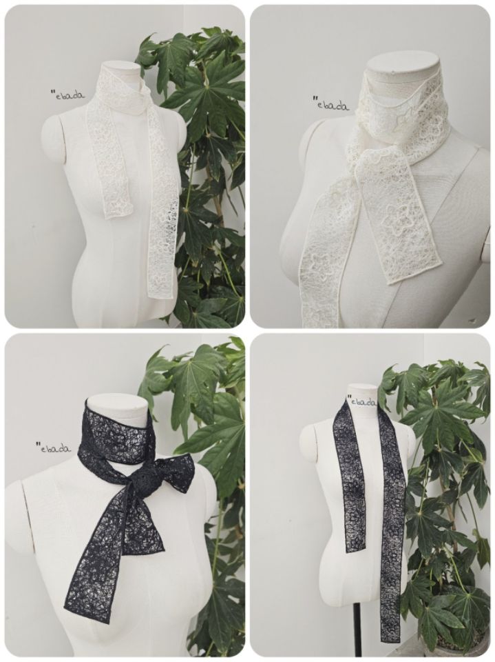 EBADA東大門實拍女士新品人氣時尚熱賣26春夏圍巾披肩網眼EBADA圍巾/披肩