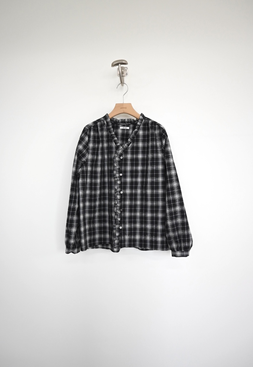 OP PER韓國直郵女士新款熱賣休閑推薦職業26春夏襯衫蕾絲衫OPPER-simplebeige襯衫/蕾絲衫圖色2