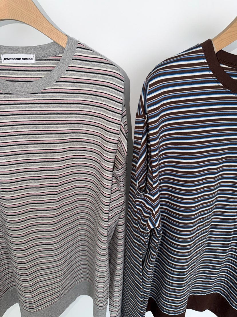 AWESOMESAUCE東大門直郵女士新款熱賣時尚推薦人氣長袖T恤AWESOME SAUCE長袖T恤