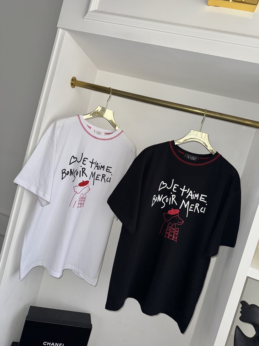 바츠韓國直郵女裝新品熱賣推薦26春夏真品休閑時尚職業T恤VatzT恤