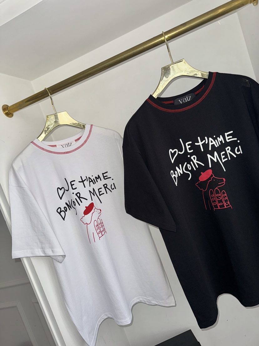 바츠韓國直郵女裝新品熱賣推薦26春夏真品休閑時尚職業T恤VatzT恤