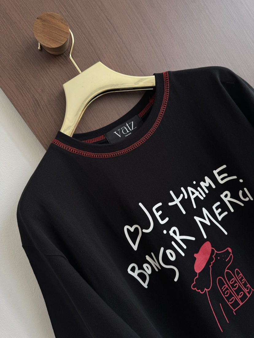 바츠韓國直郵女裝新品熱賣推薦26春夏真品休閑時尚職業T恤VatzT恤