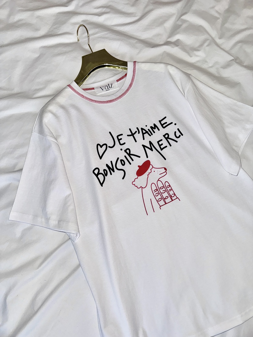 바츠韓國直郵女裝新品熱賣推薦26春夏真品休閑時尚職業T恤VatzT恤圖色2