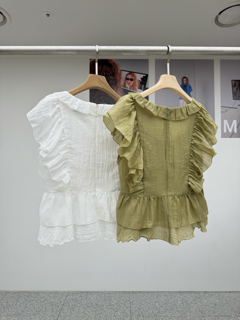 MADE-P東大門直郵女裝新款26春夏推薦時尚職業襯衫蕾絲衫MADE-P襯衫/蕾絲衫