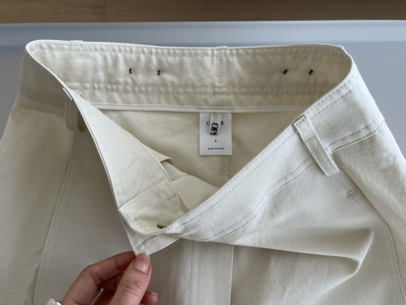 OP PER東大門代購女士新款推薦休閑職業真品人氣熱賣休閑褲OPPER-simplebeige休閑褲