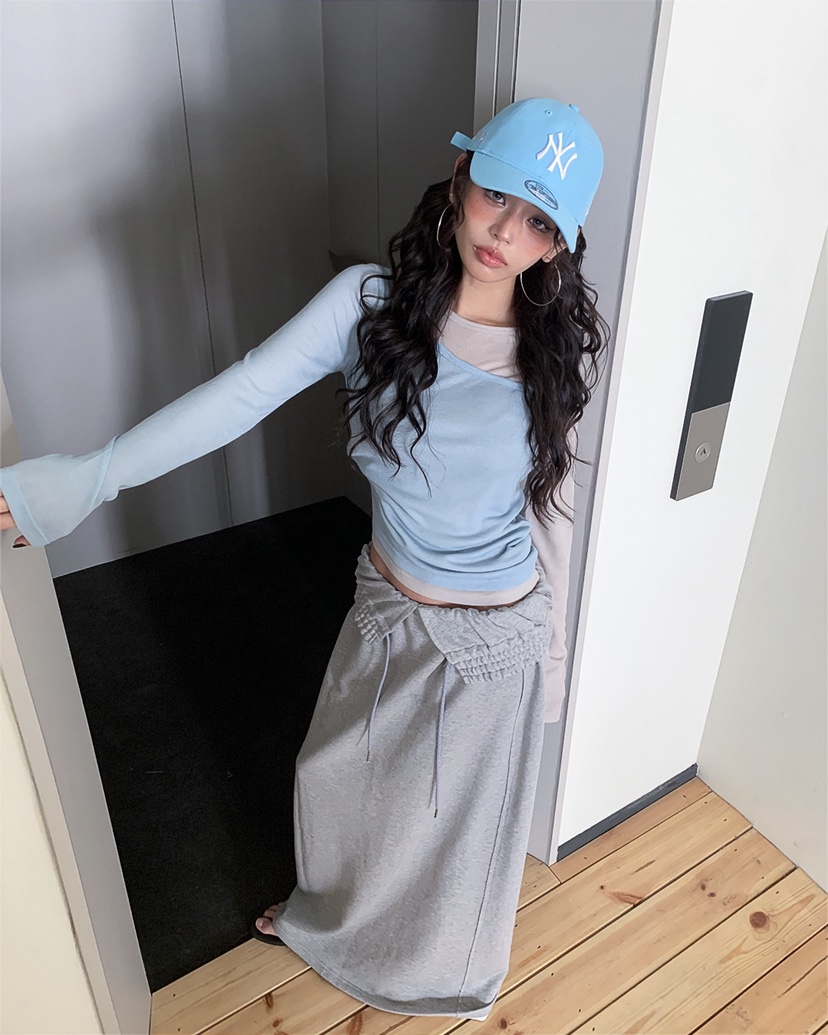 LIVE AID-P東大門代購女裝新品休閑人氣熱賣時尚職業長裙LIVE AID-P長裙