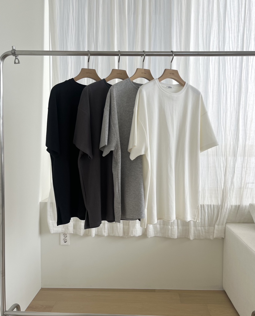 OP PER韓國代購女裝新款熱賣推薦時尚休閑26春夏職業T恤OPPER-simplebeigeT恤