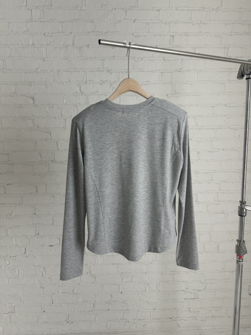 ONL韓國直郵女士新品26春夏休閑職業人氣長袖T恤天絲填充ONL長袖T恤