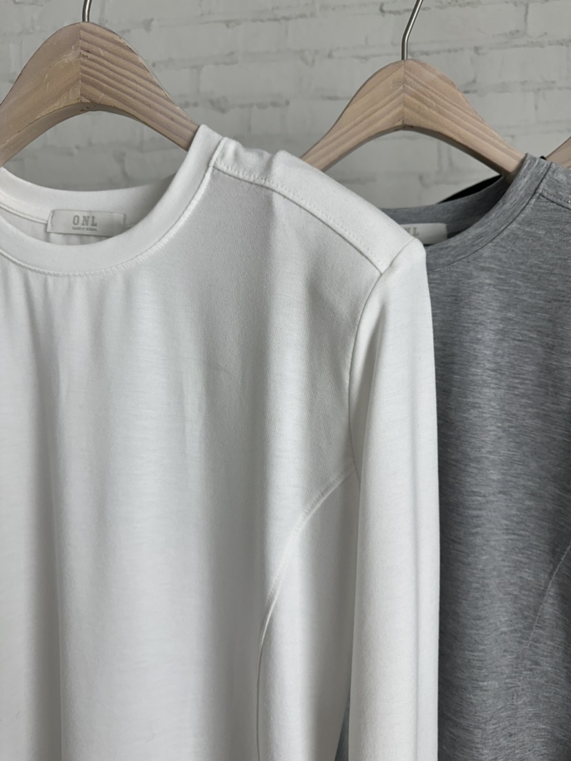 ONL韓國直郵女士新品26春夏休閑職業人氣長袖T恤天絲填充ONL長袖T恤