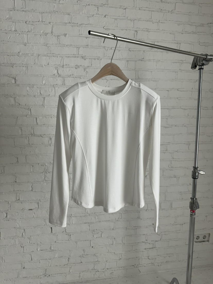 ONL韓國直郵女士新品26春夏休閑職業人氣長袖T恤天絲填充ONL長袖T恤圖色1