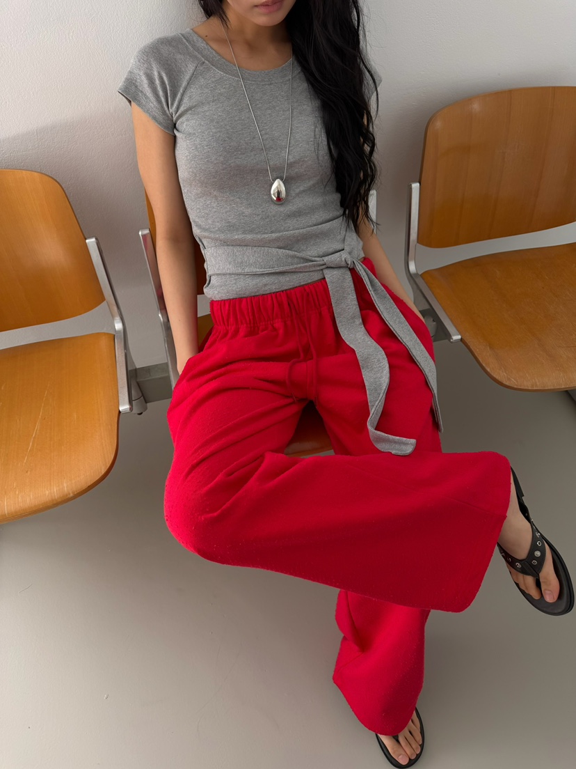 AWESOMESAUCE東大門實拍女裝新款休閑熱賣休閑褲不含腰帶AWESOME SAUCE休閑褲