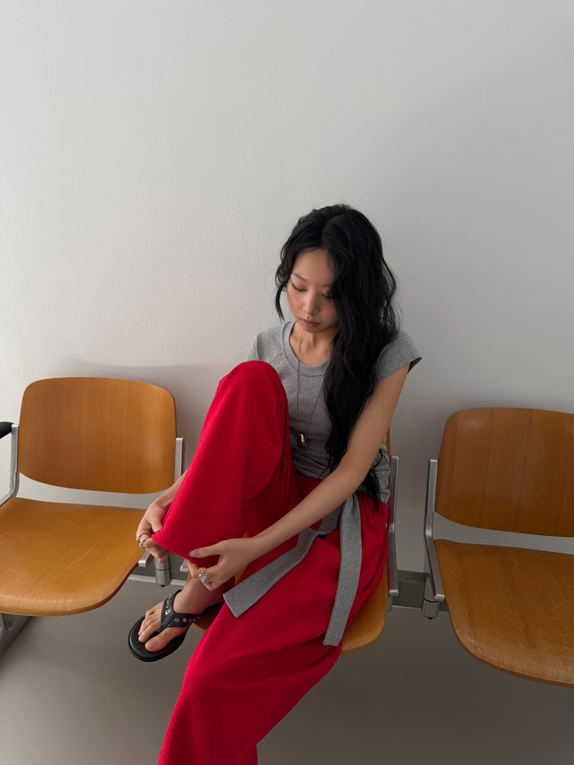 AWESOMESAUCE東大門實拍女裝新款休閑熱賣休閑褲不含腰帶AWESOME SAUCE休閑褲