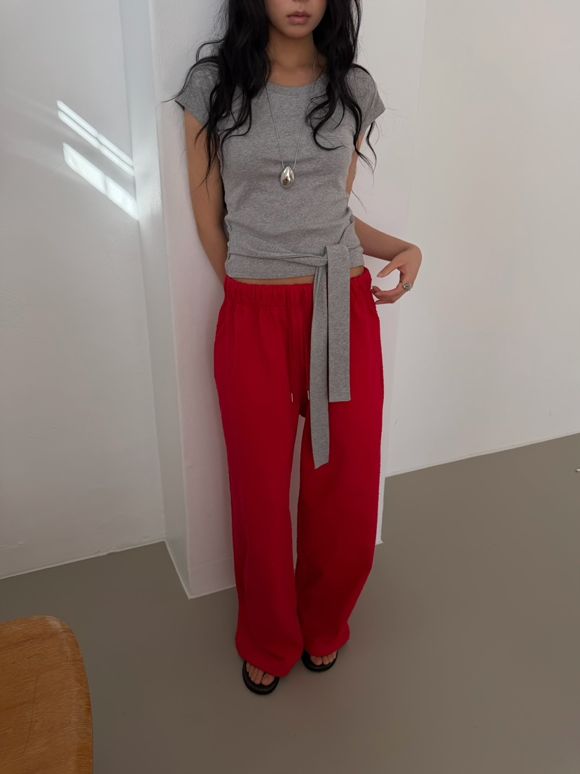 AWESOMESAUCE東大門實拍女裝新款休閑熱賣休閑褲不含腰帶AWESOME SAUCE休閑褲