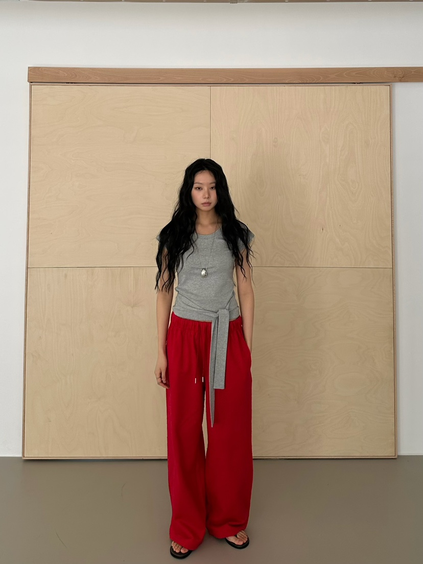 AWESOMESAUCE東大門實拍女裝新款休閑熱賣休閑褲不含腰帶AWESOME SAUCE休閑褲