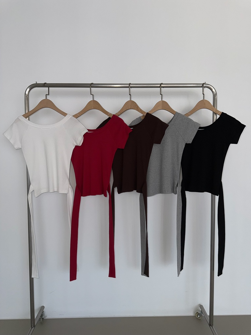 AWESOMESAUCE東大門代購女裝新款26春夏人氣推薦職業休閑T恤AWESOME SAUCET恤圖色3左三色