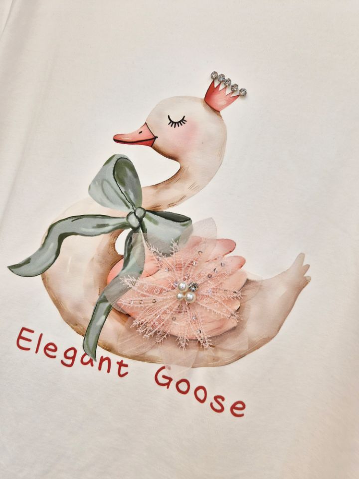 BLING BLING-S/RICO韓國直郵女裝新款人氣推薦時尚T恤鵝BLING BLING-S/RICOT恤