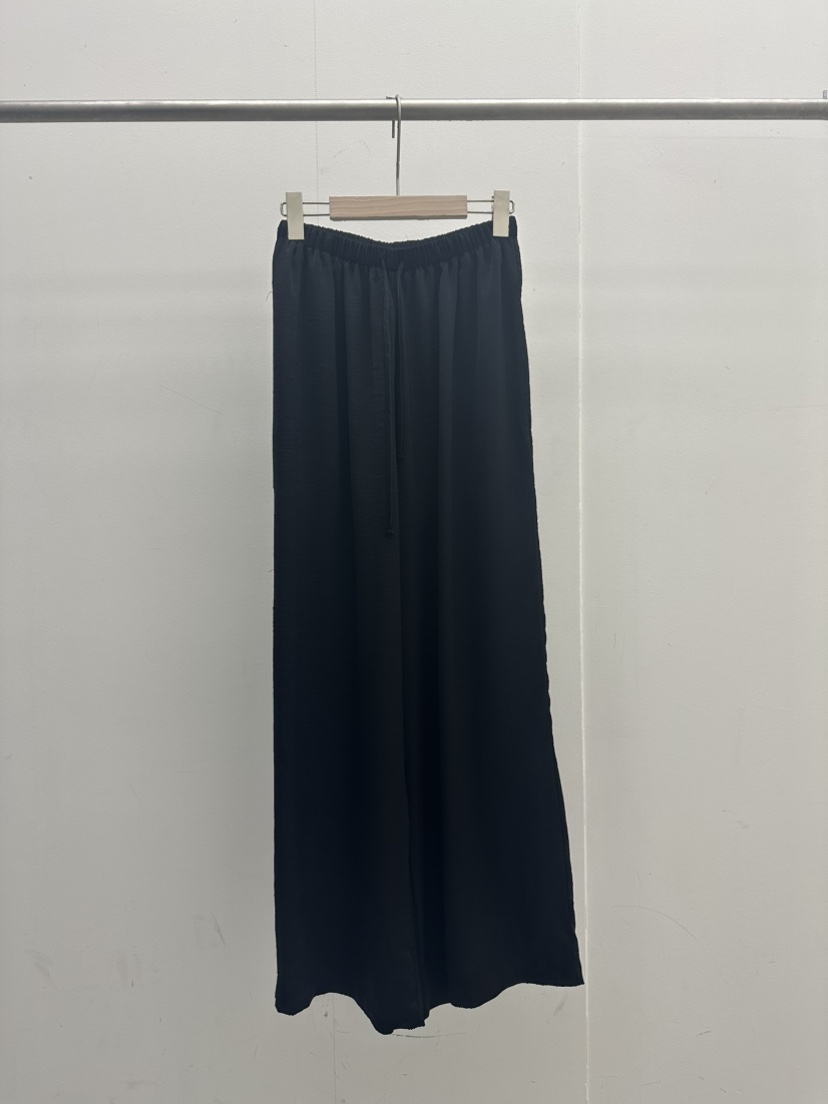 ONL東大門實拍女士新款26春夏人氣熱賣職業休閑褲闊腿褲緞面ONL休閑褲圖色4