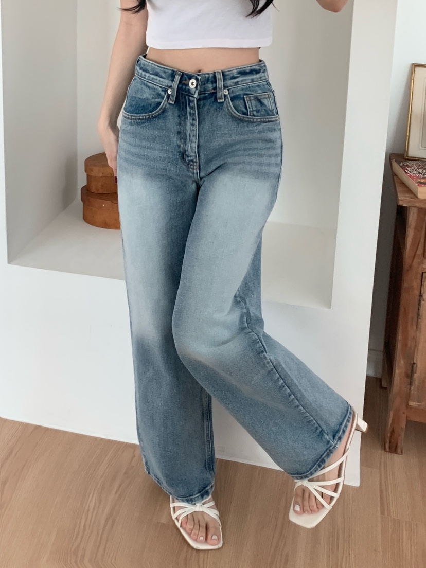 EOMPIT東大門直郵女裝新款真品職業休閑熱賣人氣26春夏牛仔褲EOMPIT牛仔褲