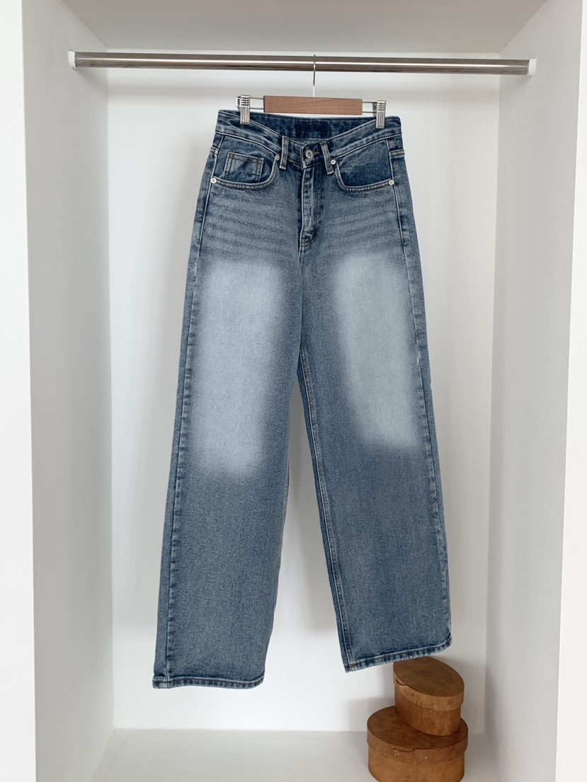 EOMPIT東大門直郵女裝新款真品職業休閑熱賣人氣26春夏牛仔褲EOMPIT牛仔褲