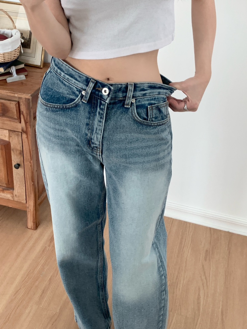 EOMPIT東大門直郵女裝新款真品職業休閑熱賣人氣26春夏牛仔褲EOMPIT牛仔褲