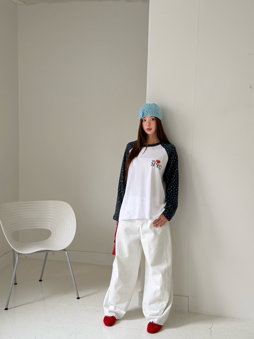 MAISONDEGLORY東大門代購女士新品職業熱賣真品休閑長袖T恤MAISON DE GLORY長袖T恤