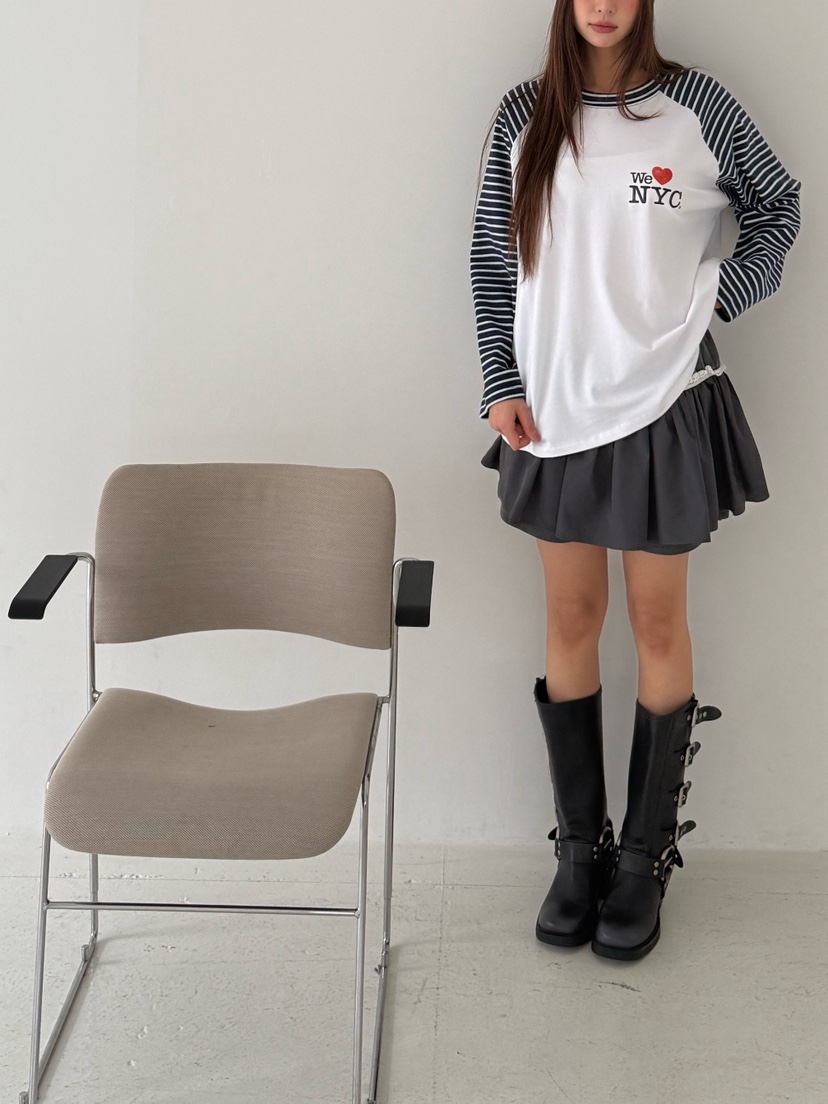 MAISONDEGLORY東大門代購女士新品職業熱賣真品休閑長袖T恤MAISON DE GLORY長袖T恤