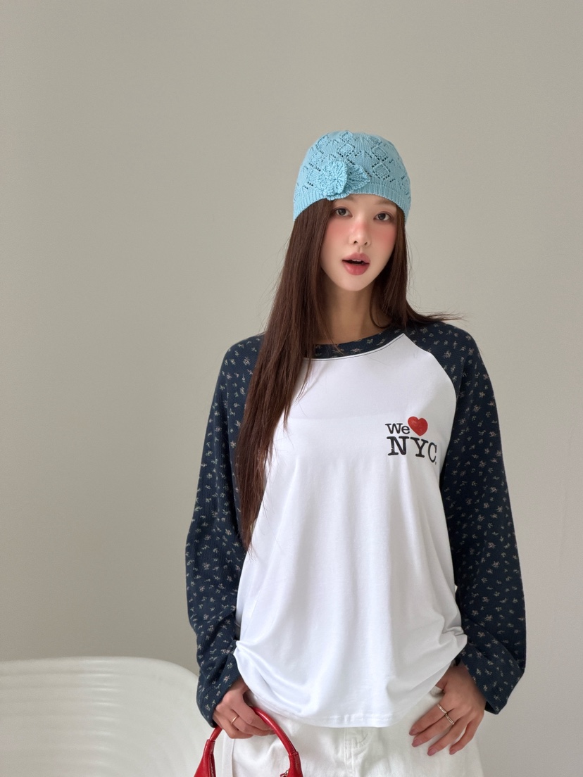 MAISONDEGLORY東大門代購女士新品職業熱賣真品休閑長袖T恤MAISON DE GLORY長袖T恤圖色2