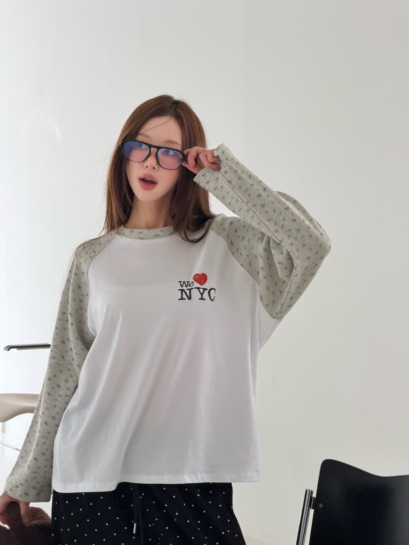 MAISONDEGLORY東大門代購女士新品職業熱賣真品休閑長袖T恤MAISON DE GLORY長袖T恤圖色3