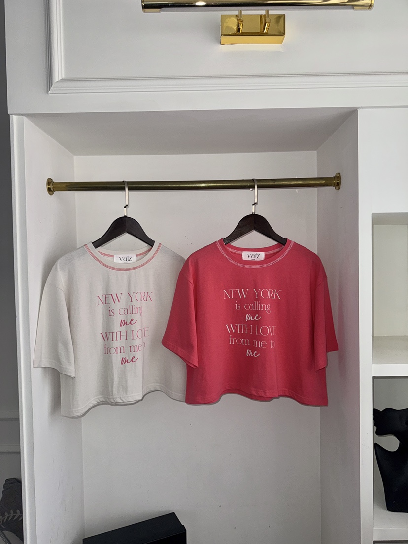 바츠東大門實拍女士新款26春夏人氣時尚職業推薦休閑熱賣T恤VatzT恤