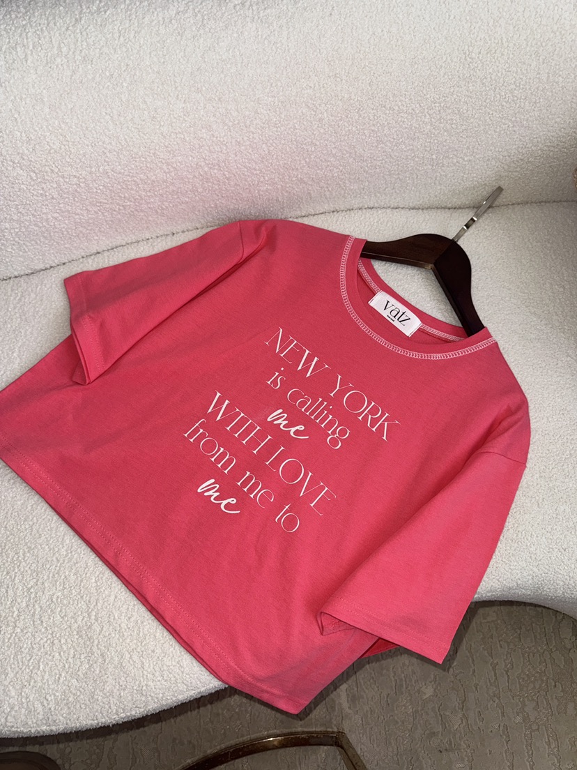 바츠東大門實拍女士新款26春夏人氣時尚職業推薦休閑熱賣T恤VatzT恤