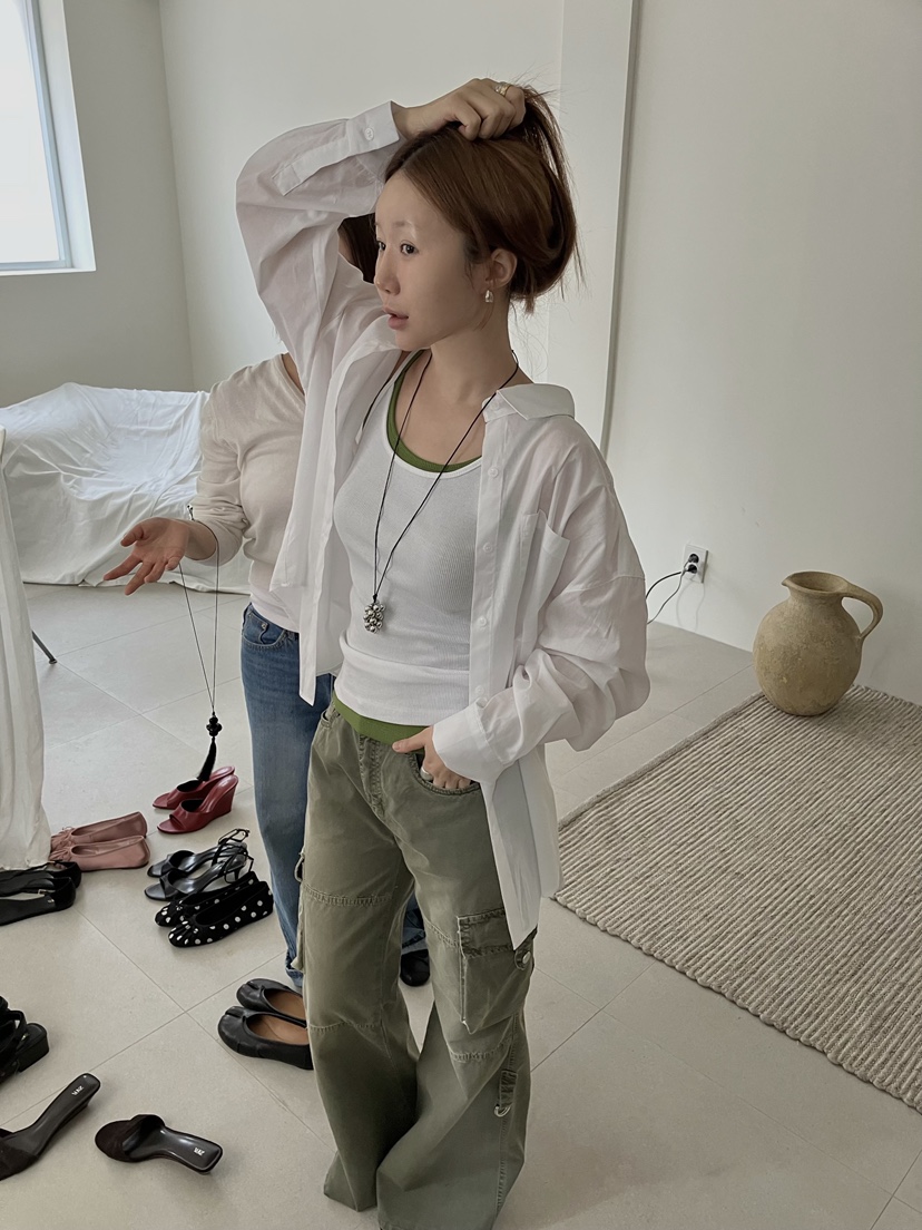 MADE-P韓國代購女裝新品時尚真品推薦熱賣人氣襯衫蕾絲衫MADE-P襯衫/蕾絲衫