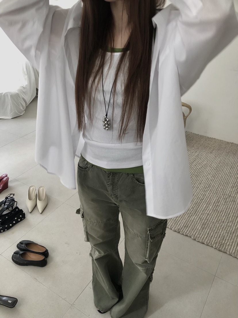 MADE-P韓國代購女裝新品時尚真品推薦熱賣人氣襯衫蕾絲衫MADE-P襯衫/蕾絲衫