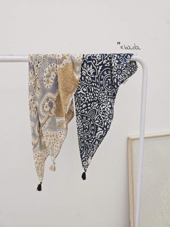 EBADA東大門代購女裝新款時尚26春夏熱賣職業圍巾披肩流蘇EBADA圍巾/披肩