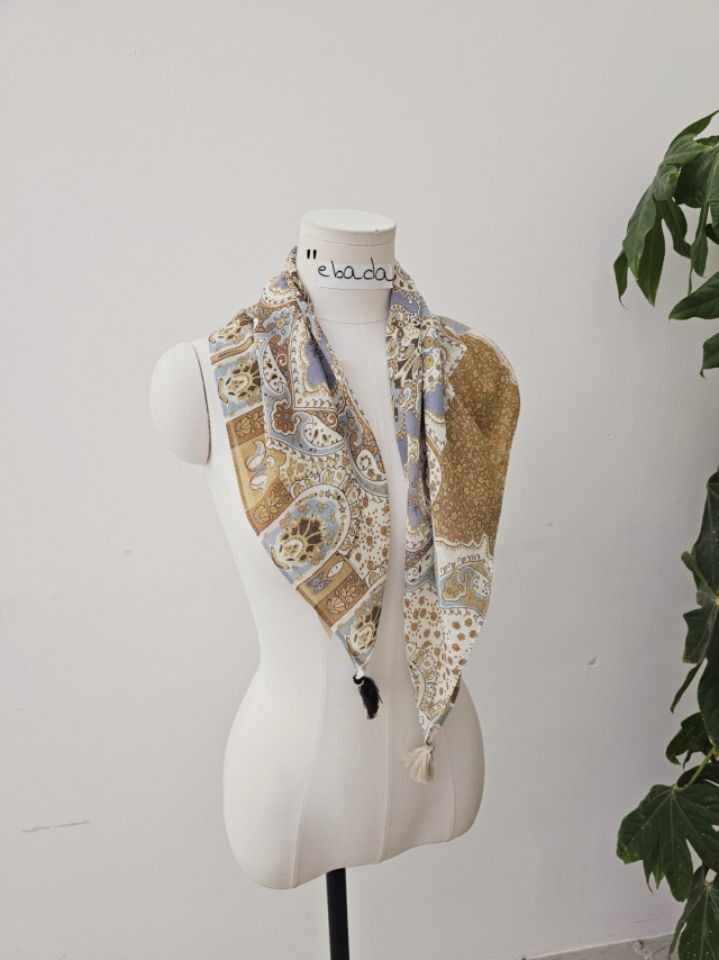 EBADA東大門代購女裝新款時尚26春夏熱賣職業圍巾披肩流蘇EBADA圍巾/披肩圖色2