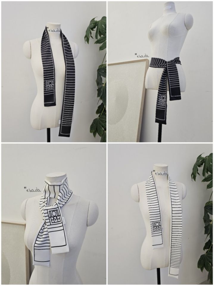 EBADA東大門實拍女裝新款推薦人氣休閑時尚職業26春夏圍巾披肩EBADA圍巾/披肩