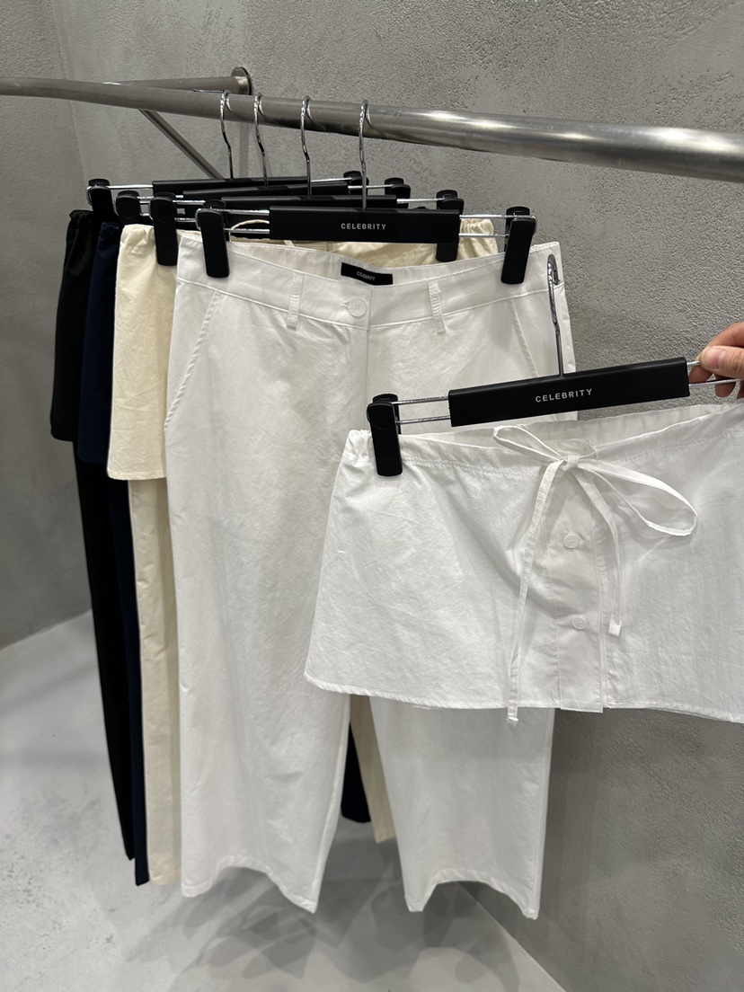 CELEBRITY-A東大門實拍女士新款職業推薦人氣26春夏褲子雙層CELEBRITY-A褲子