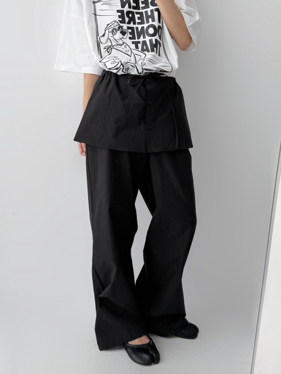 CELEBRITY-A東大門實拍女士新款職業推薦人氣26春夏褲子雙層CELEBRITY-A褲子