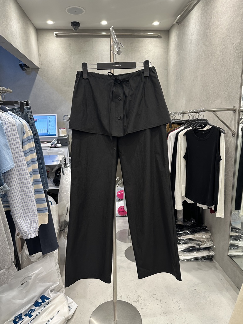 CELEBRITY-A東大門實拍女士新款職業推薦人氣26春夏褲子雙層CELEBRITY-A褲子圖色4