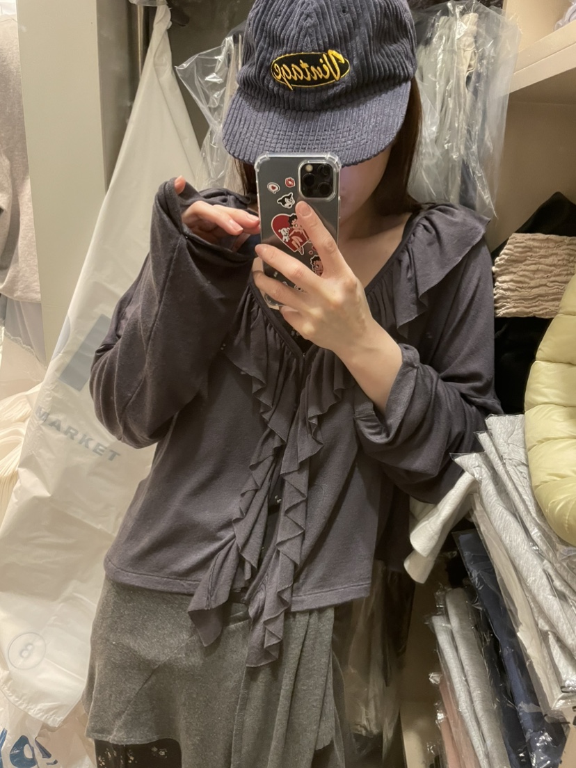 ORMORE東大門直郵女士新款人氣真品熱賣時尚推薦長袖T恤開衫ORMORE長袖T恤