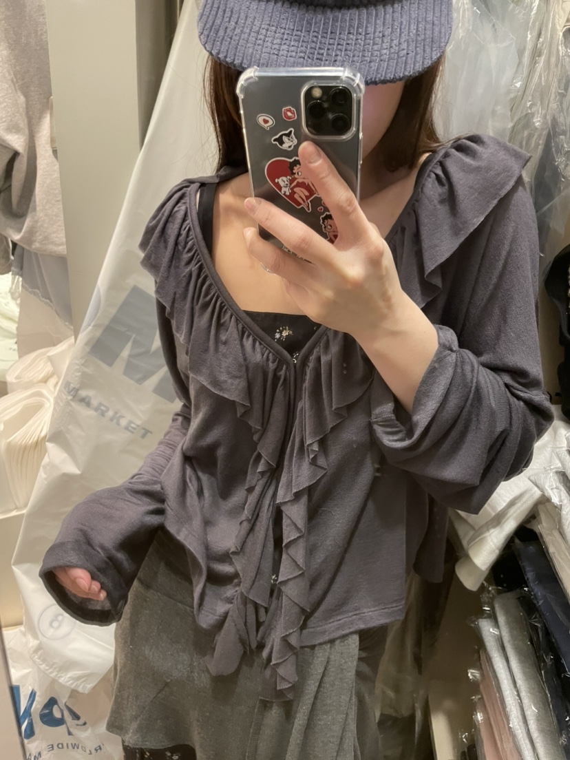 ORMORE東大門直郵女士新款人氣真品熱賣時尚推薦長袖T恤開衫ORMORE長袖T恤