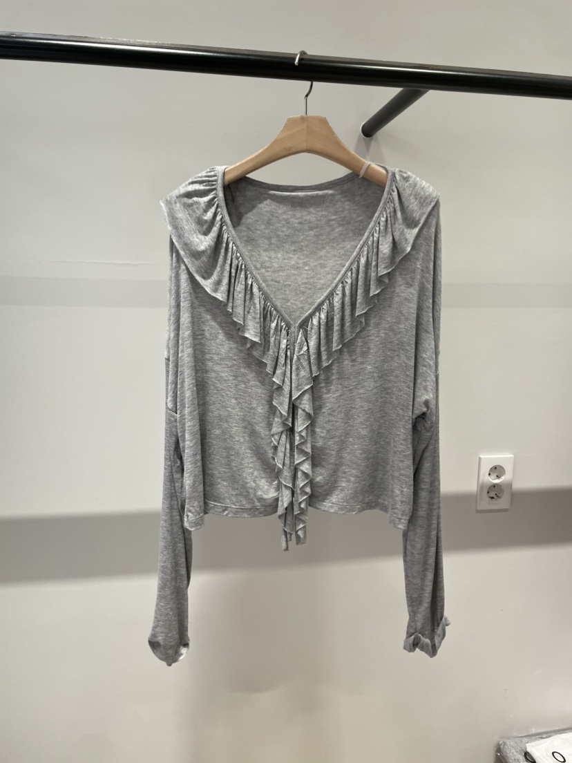 ORMORE東大門直郵女士新款人氣真品熱賣時尚推薦長袖T恤開衫ORMORE長袖T恤圖色4