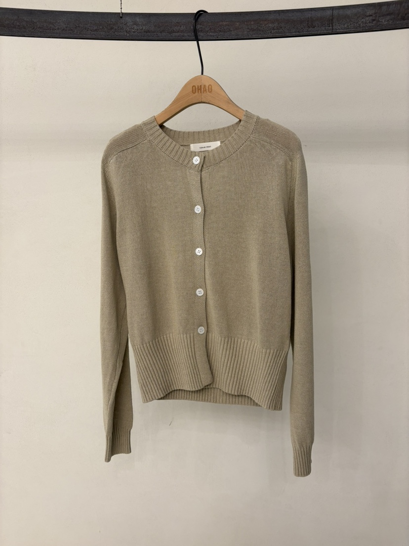 OHAO韓國代購女士新品真品推薦休閑職業時尚人氣26春夏針織衫OHAO/HA MONG針織衫圖色1